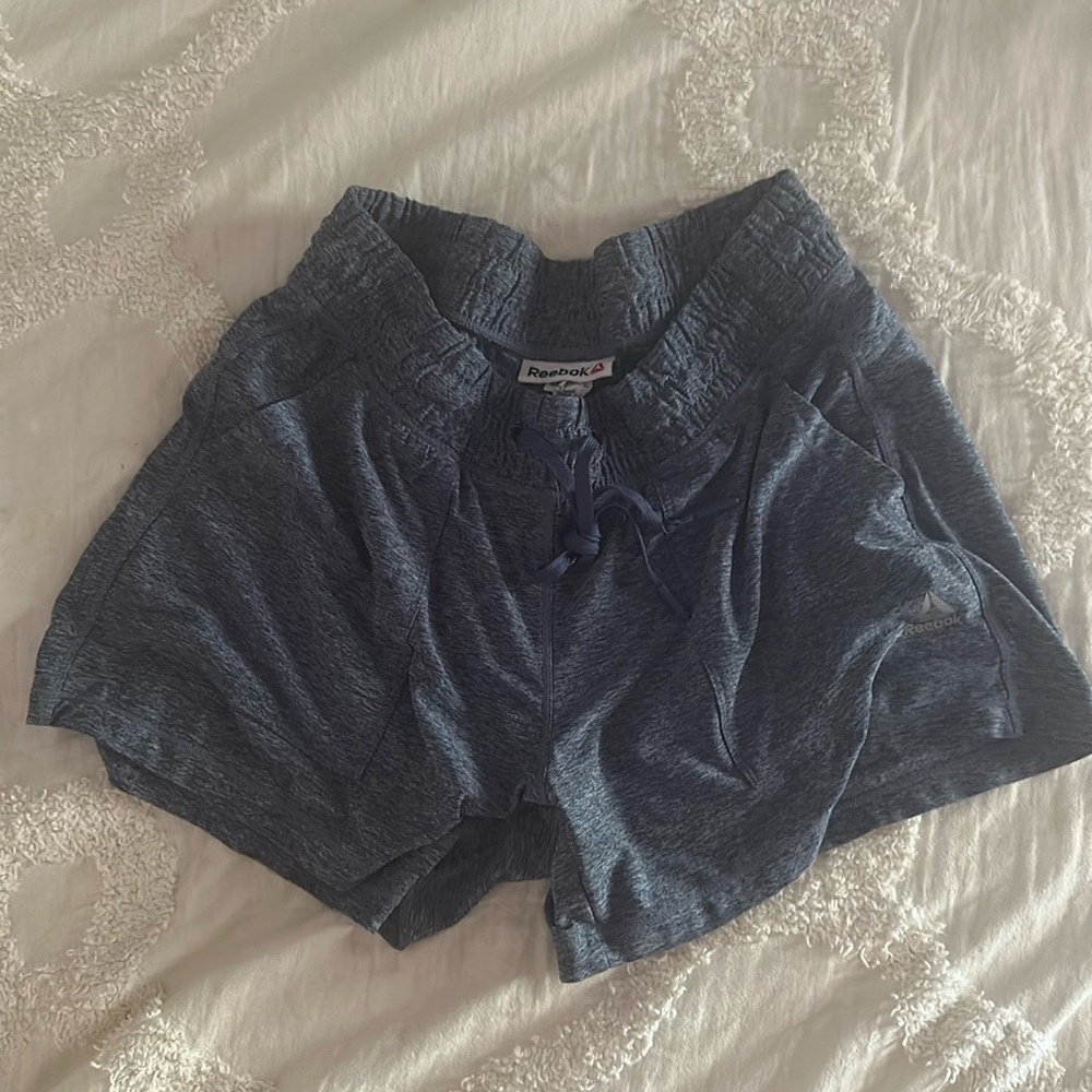 Reebok Black Athletic Shorts Lightweight Elastic Waist